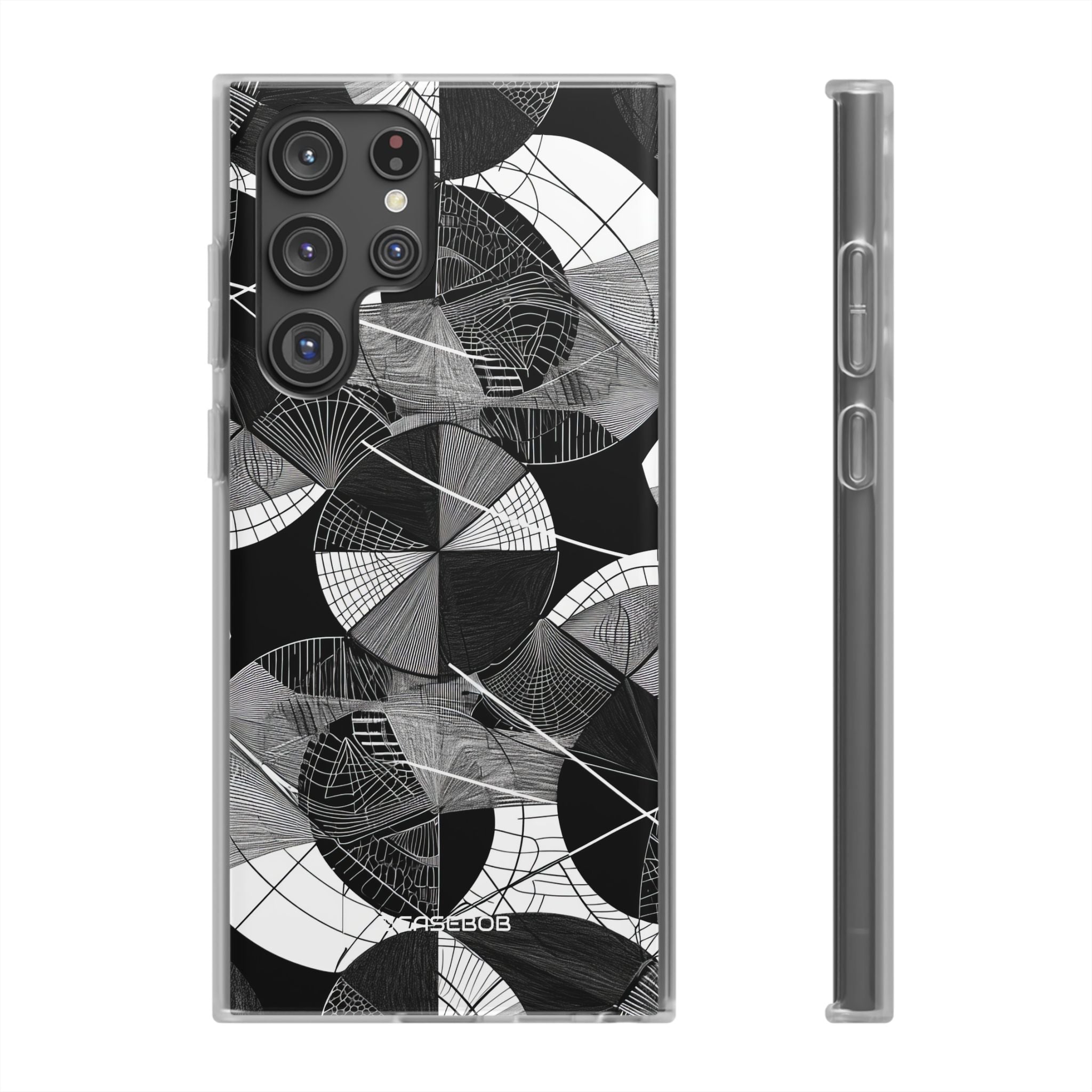 Geometric Elegance | Flexible Phone Case for Samsung Galaxy