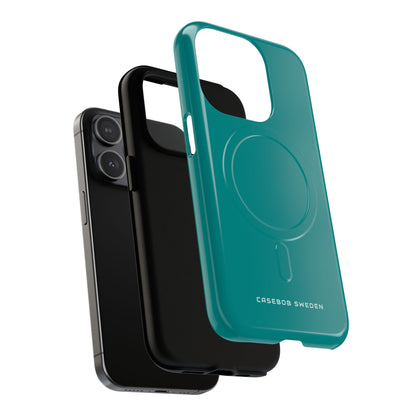 Dark Cyan iPhone 15 | Tough+ Phone Case