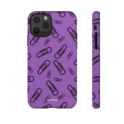 Paperclips Dance Playfully - iPhone Case