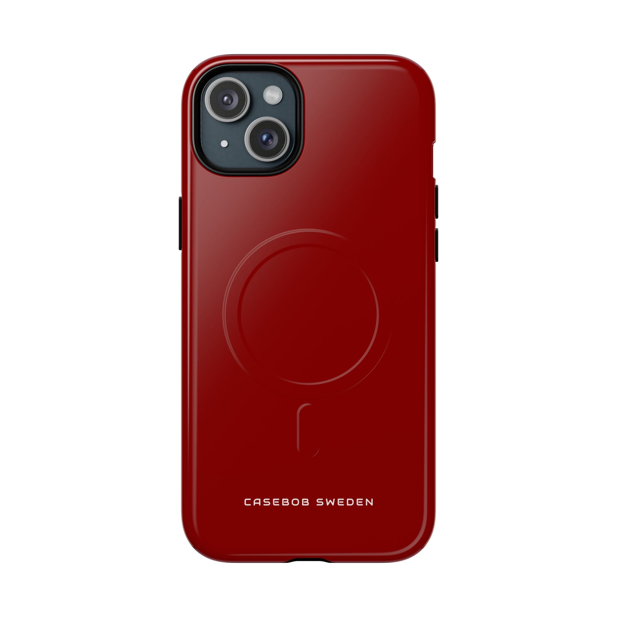 Dark Red iPhone 15 | Tough+ Phone Case