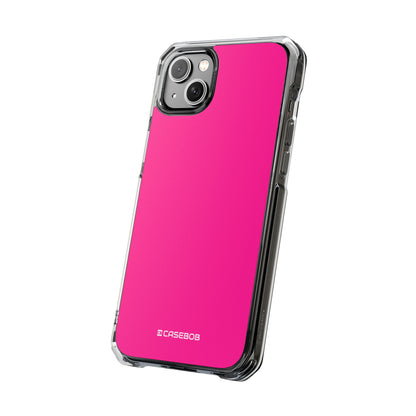 Deep Pink - Clear Impact Case for iPhone