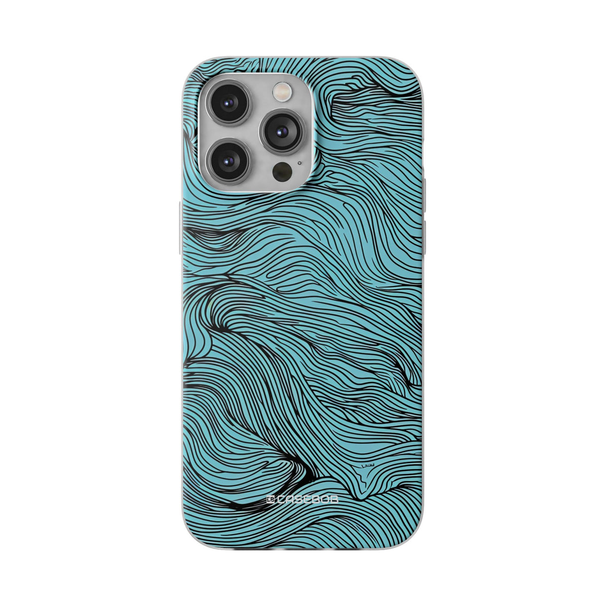 Wavy Serenity | Flexible Phone Case for iPhone