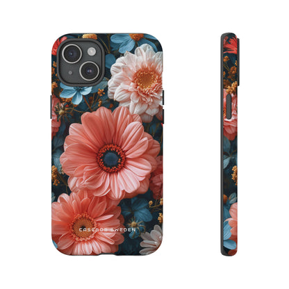 Surreal Floral Harmony iPhone 15 - Tough Phone Case