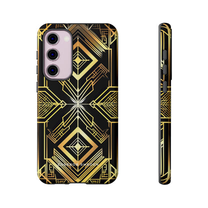 Golden Geometric Opulence Samsung S23 - Tough Phone Case