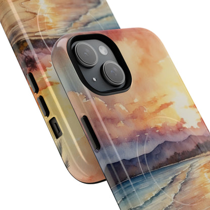 Sunset Reflection iPhone 15 Plus Case - Tough+