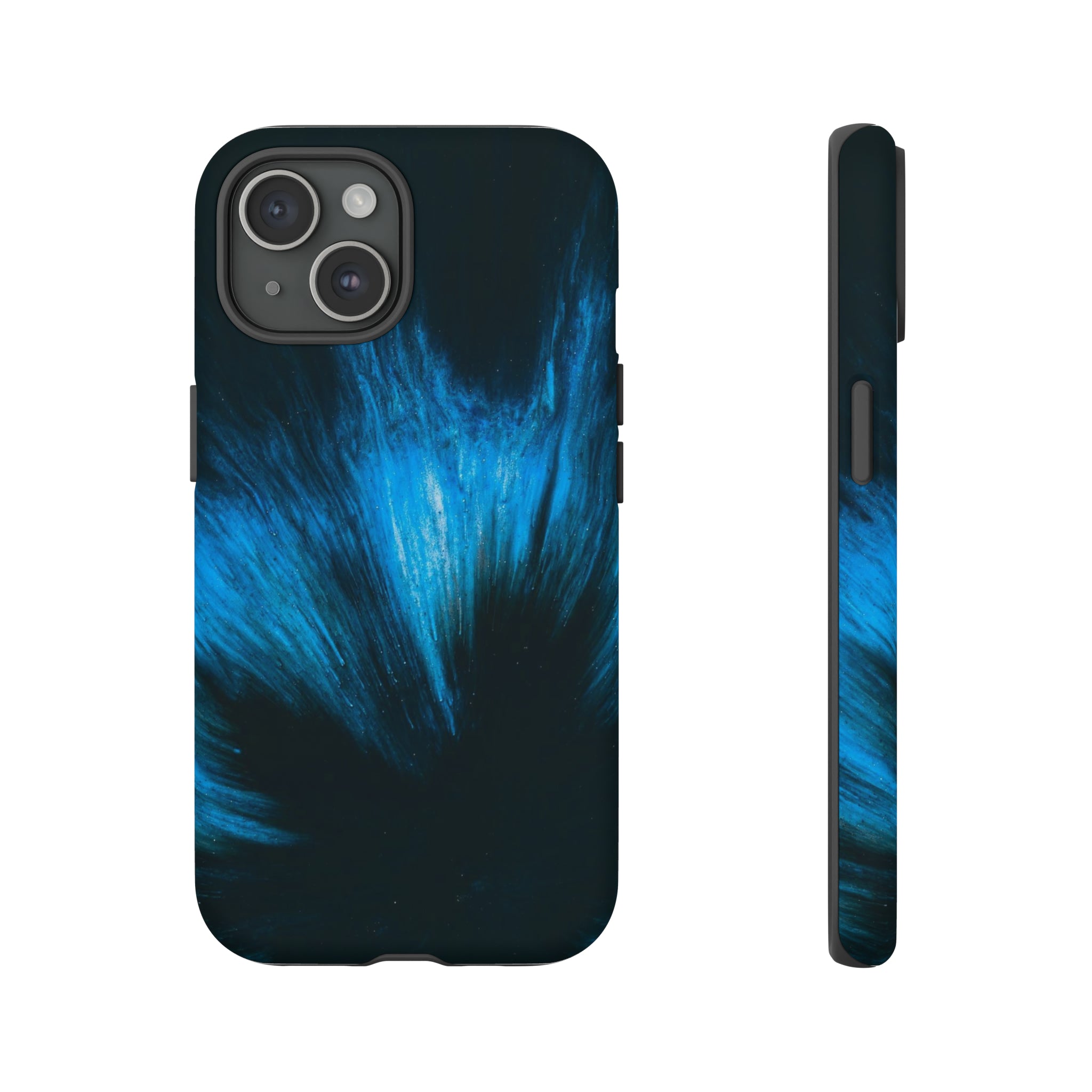 Midnight Shadow Ink Art - Protective Phone Case