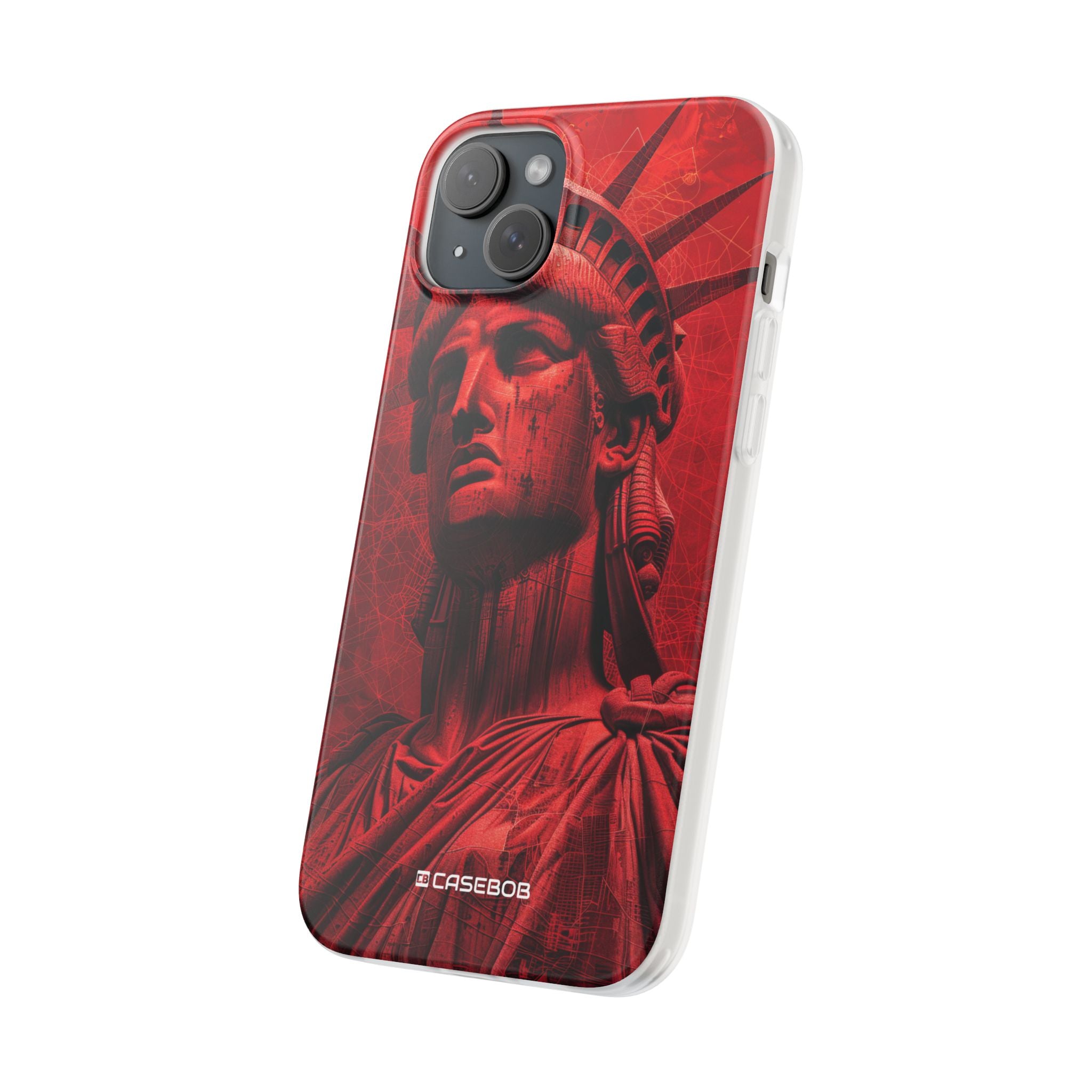 Red Liberty Revolution | Flexible Phone Case for iPhone