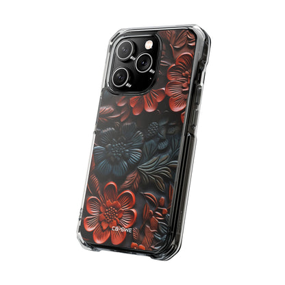 Sculpted Floral Elegance iPhone Case - Impact