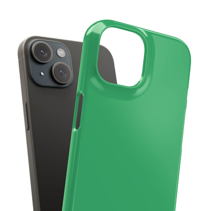 Medium Sea Green iPhone 15 - Slim Phone Case