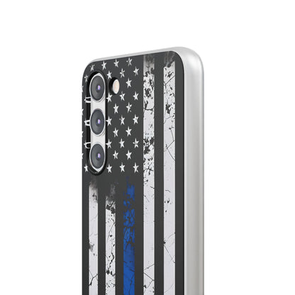 Blue Stripe Flag Samsung S23 Plus Case - Soft