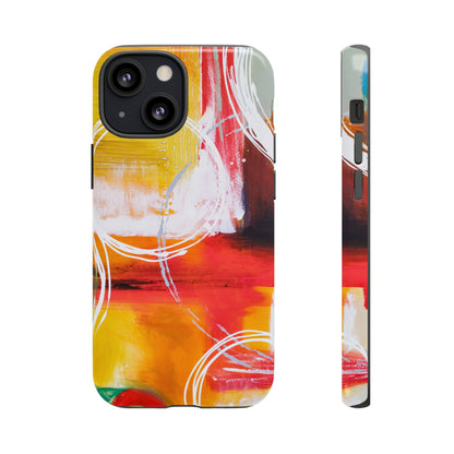 Abstract Yellow - Protective Phone Case