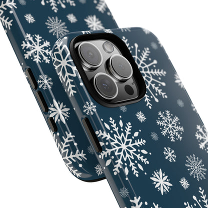 Snowflakes Dance Gracefully - iPhone Case