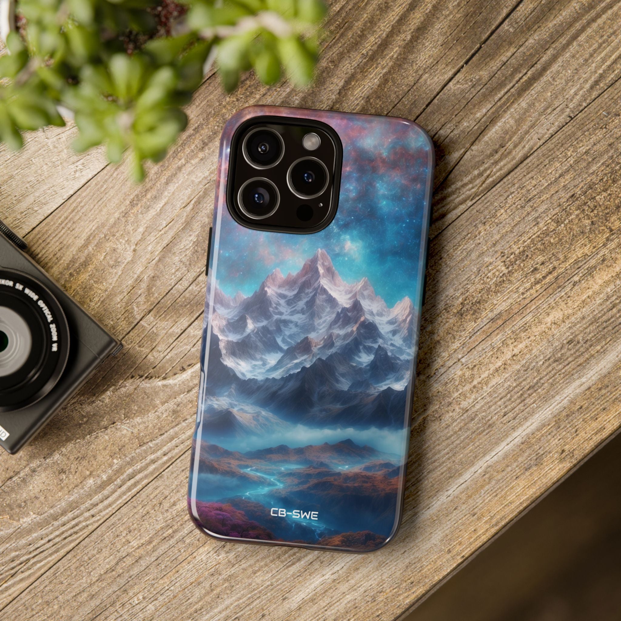 Celestial Mountains Rise - iPhone Case