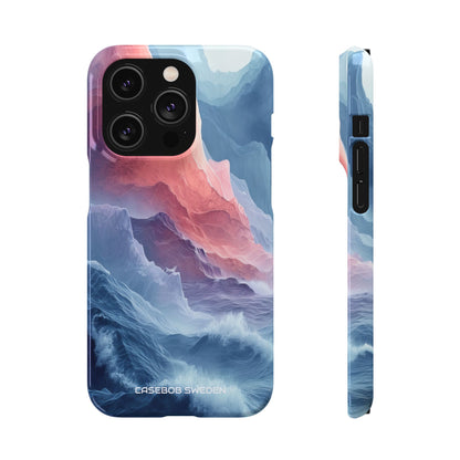 Mountain Wave Serenity - Slim iPhone 14 Phone Case