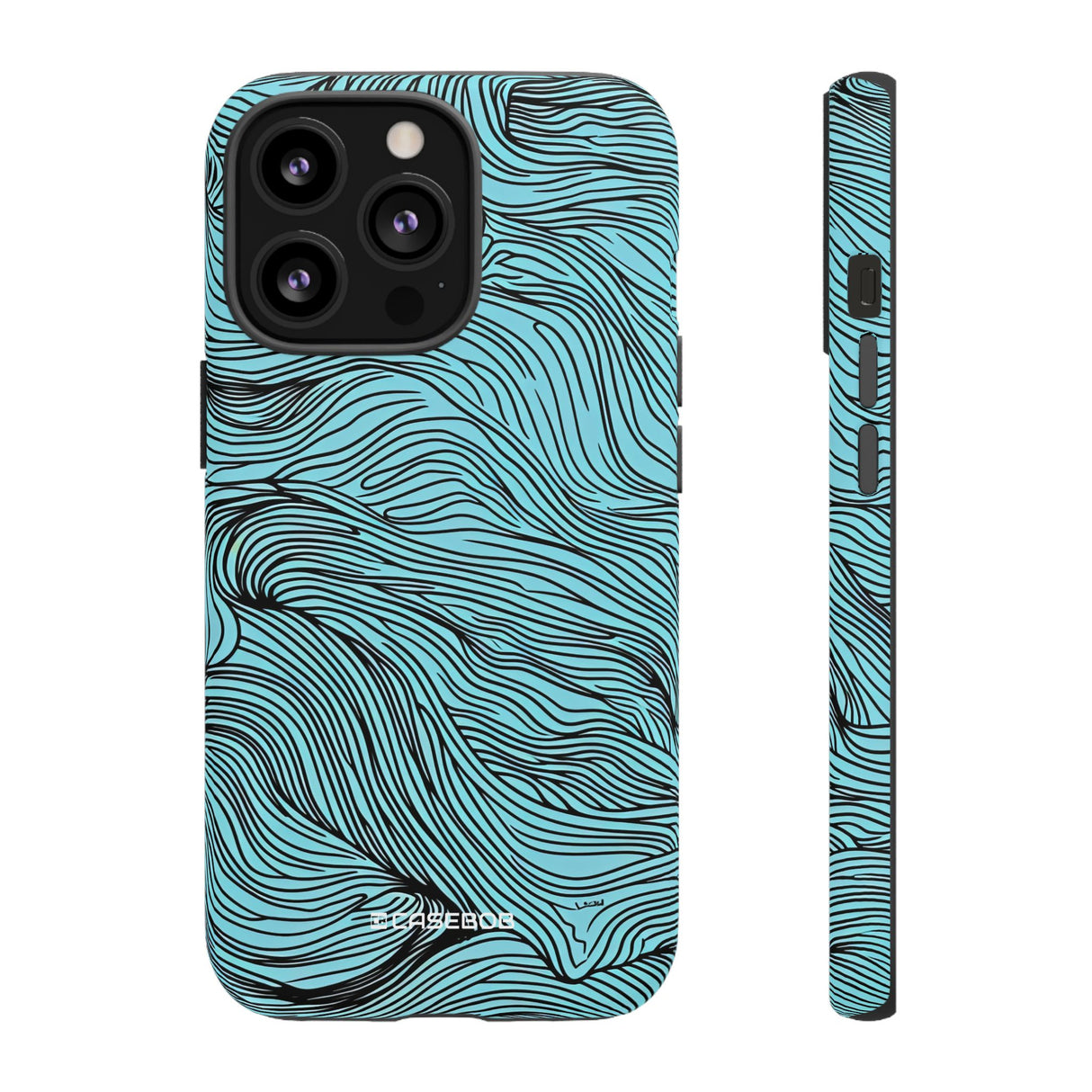 Wavy Serenity | Protective Phone Case for iPhone