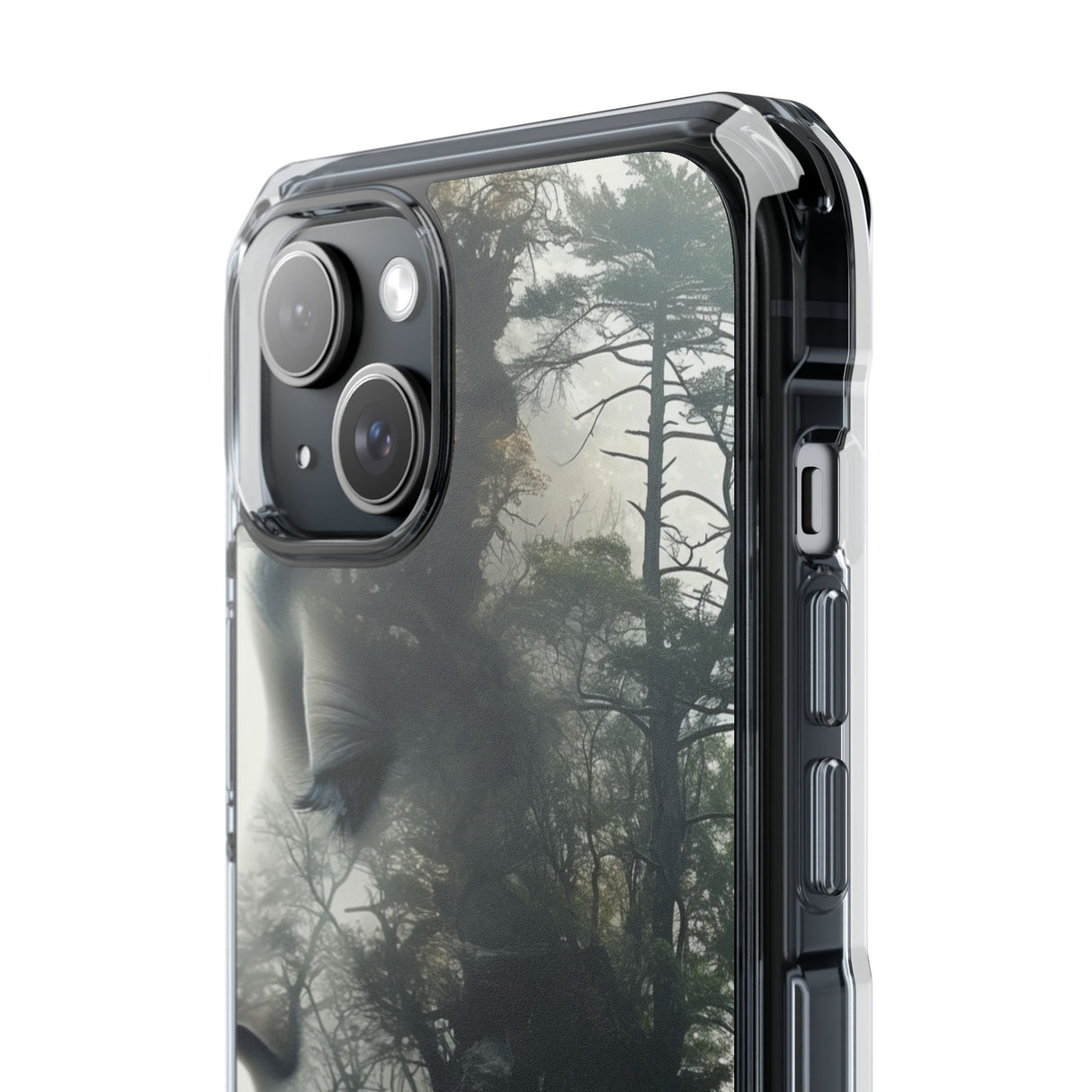 Serene Symbiosis - Phone Case for iPhone (Clear Impact - Magnetic)