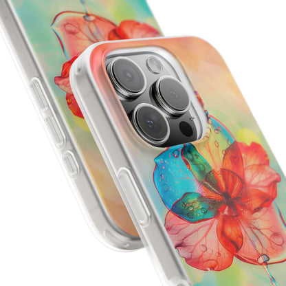 Ethereal Glass Flower iPhone 16 - Flexi Phone Case