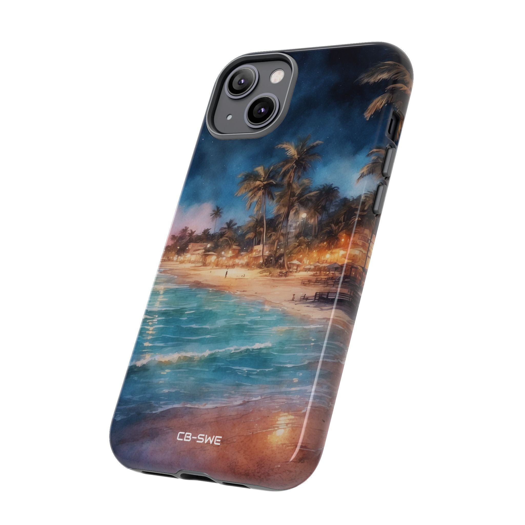 Moonlight Dances Water - iPhone Case