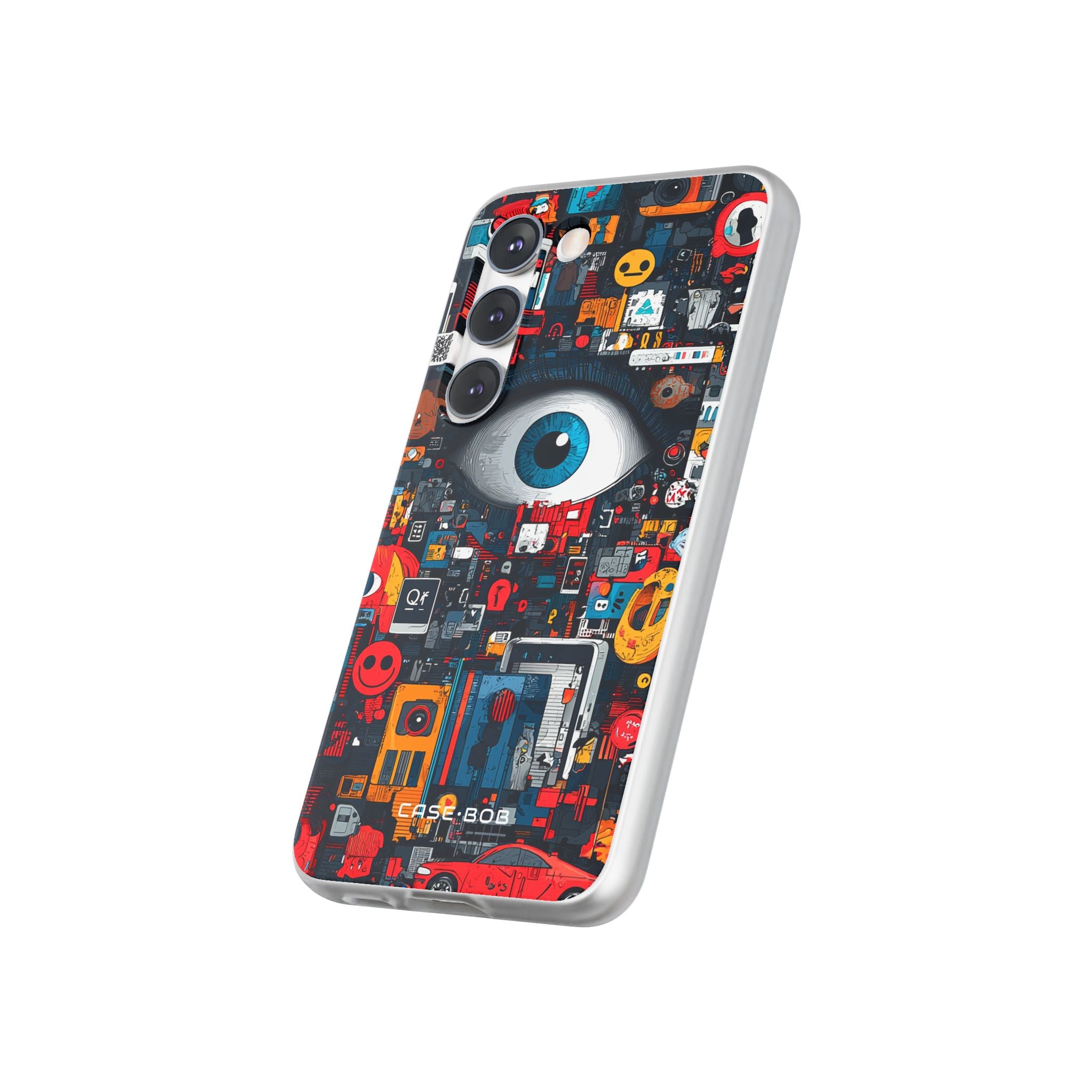 Digital Eye Blue Samsung S23 Case - Soft