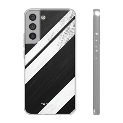 Distressed Stripe Motion Samsung S22 Plus Case - Soft