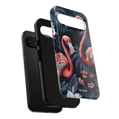 Flamingos Embrace Nature - Google Pixel Case