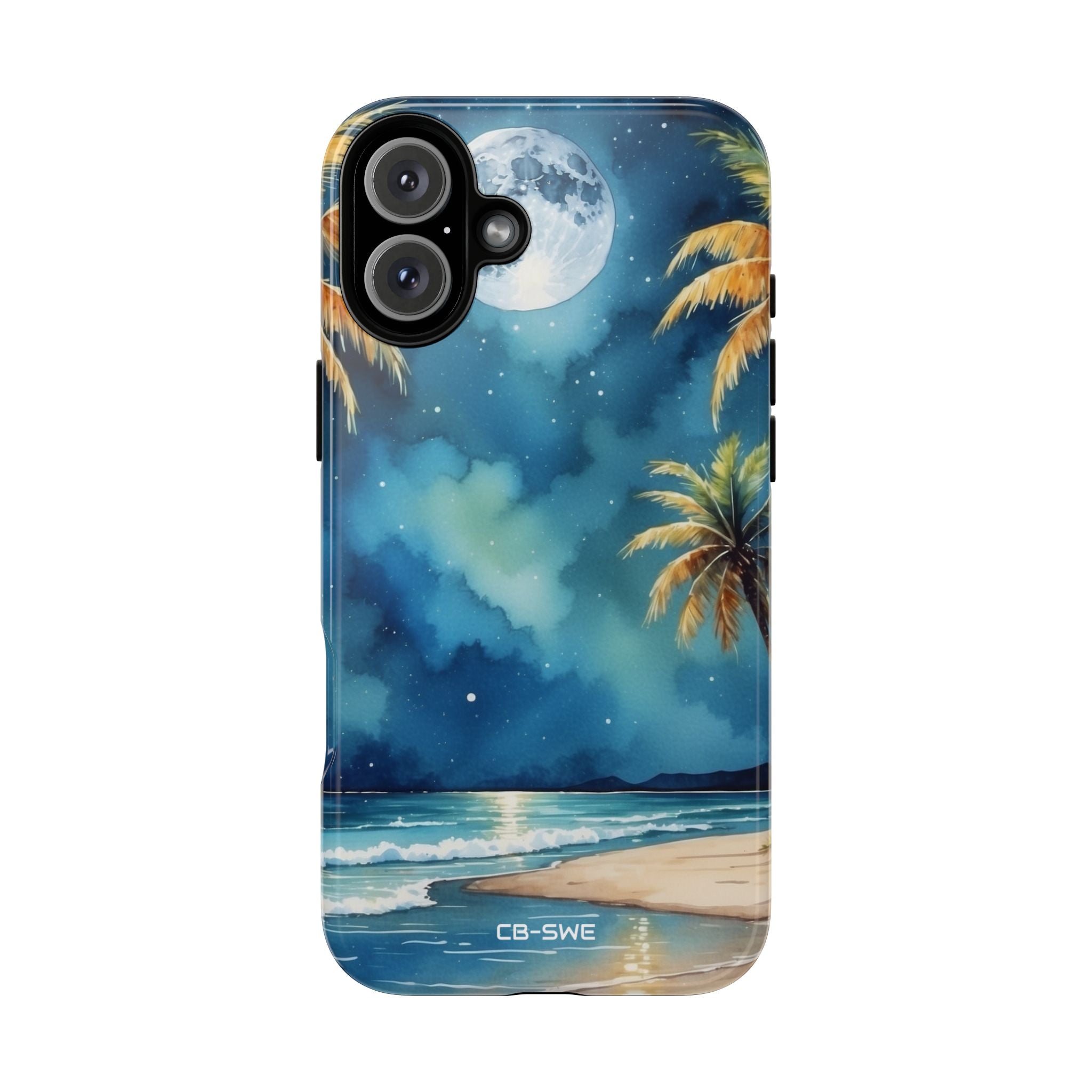 Moonlight Kisses Waves - iPhone Case
