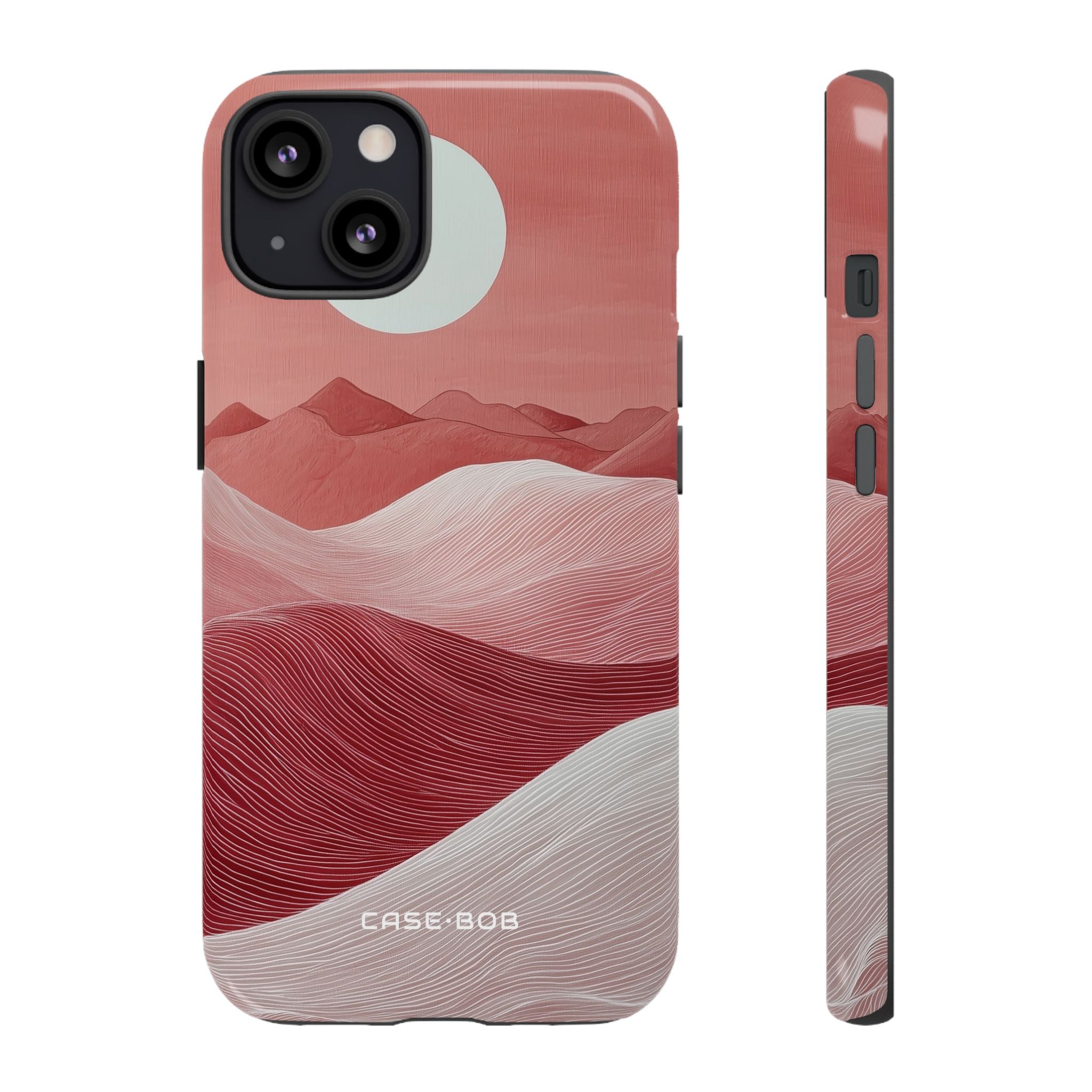White Orb Dunes iPhone 13 Case - Tough