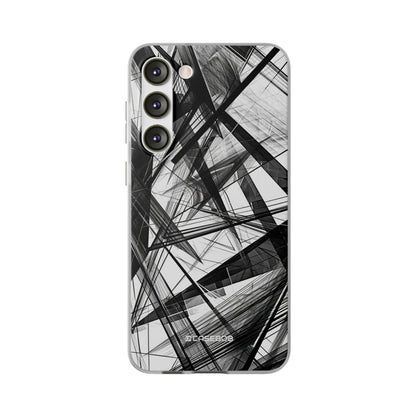 Monochrome Chaos | Flexible Phone Case for Samsung Galaxy