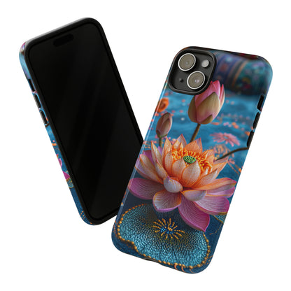 Water Rose Mandala Bliss - Protective Phone Case