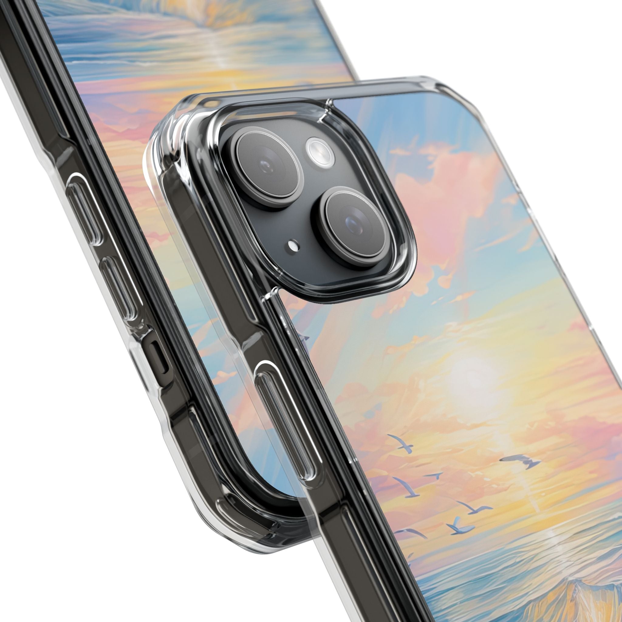 Gentle Waves Embrace iPhone Case - Impact