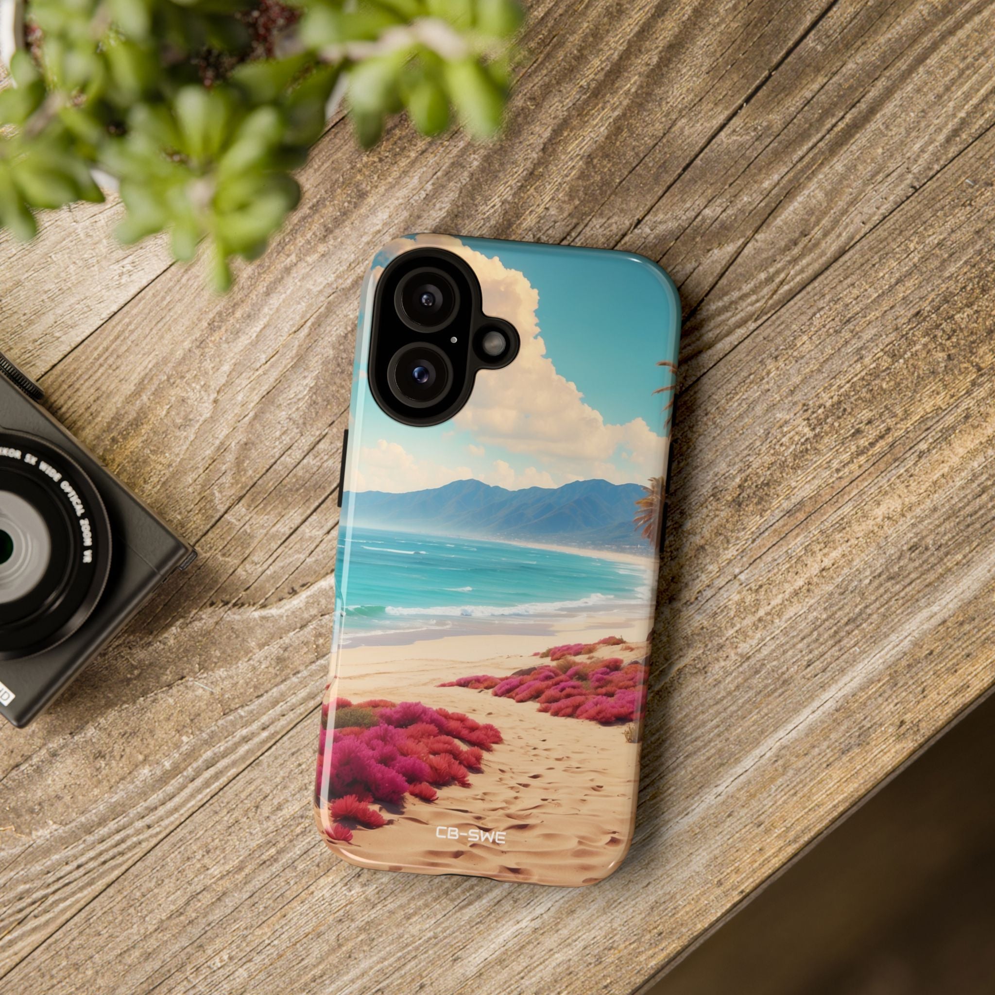 Footprints Trace Sand - iPhone Case