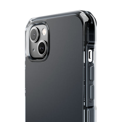 Gun Metal - Clear Impact Case for iPhone