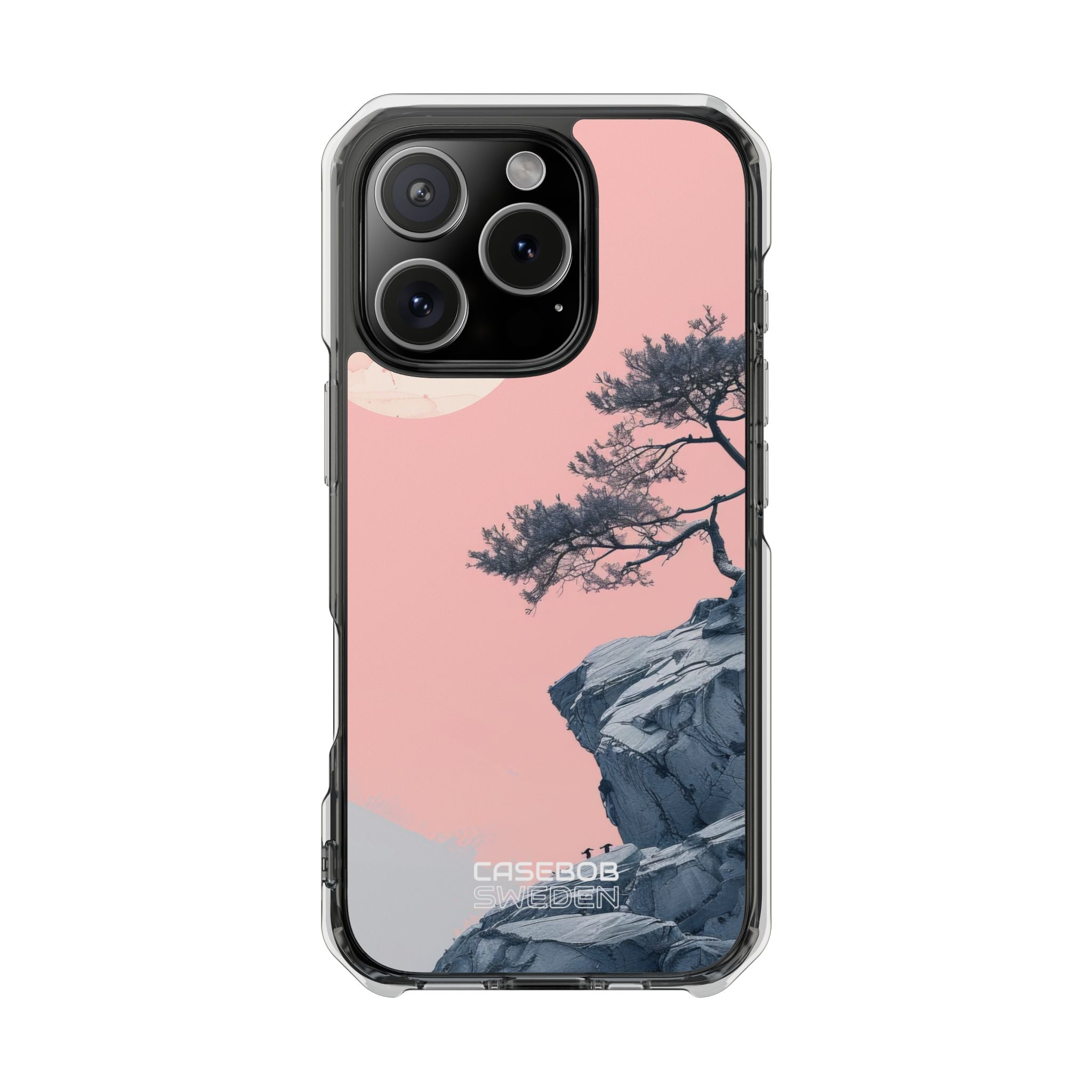 Pink Cliff Solitude iPhone 16 - Impact Clear+