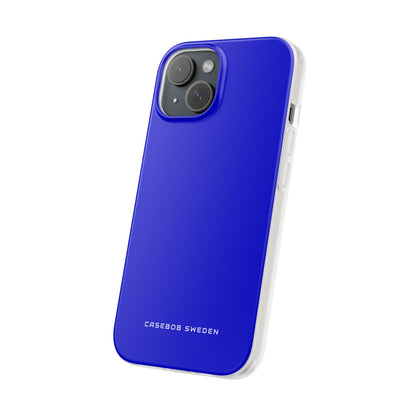 Medium Blue iPhone 15 - Flexi Phone Case