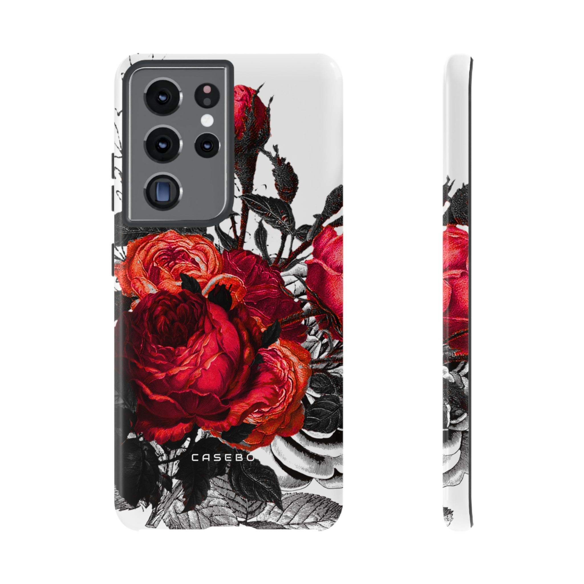 Serarose Gothic Flower - Protective Phone Case