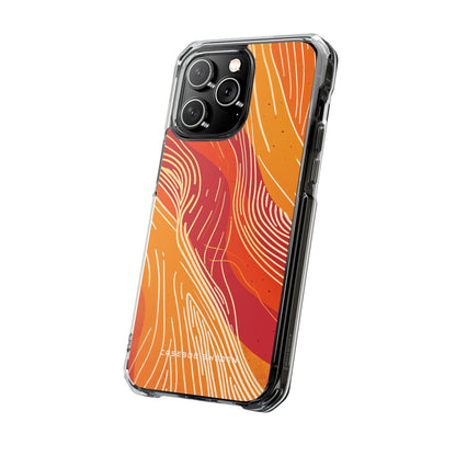 Gradient Flowwave Essence iPhone 14 - Clear Impact Phone Case