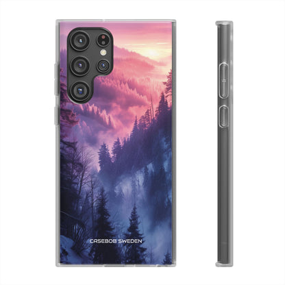 Misty Forest Serenity - Flexi Samsung S22 Phone Case