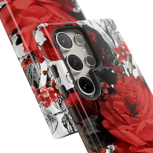 Cheruse Gothic Flower - Protective Phone Case