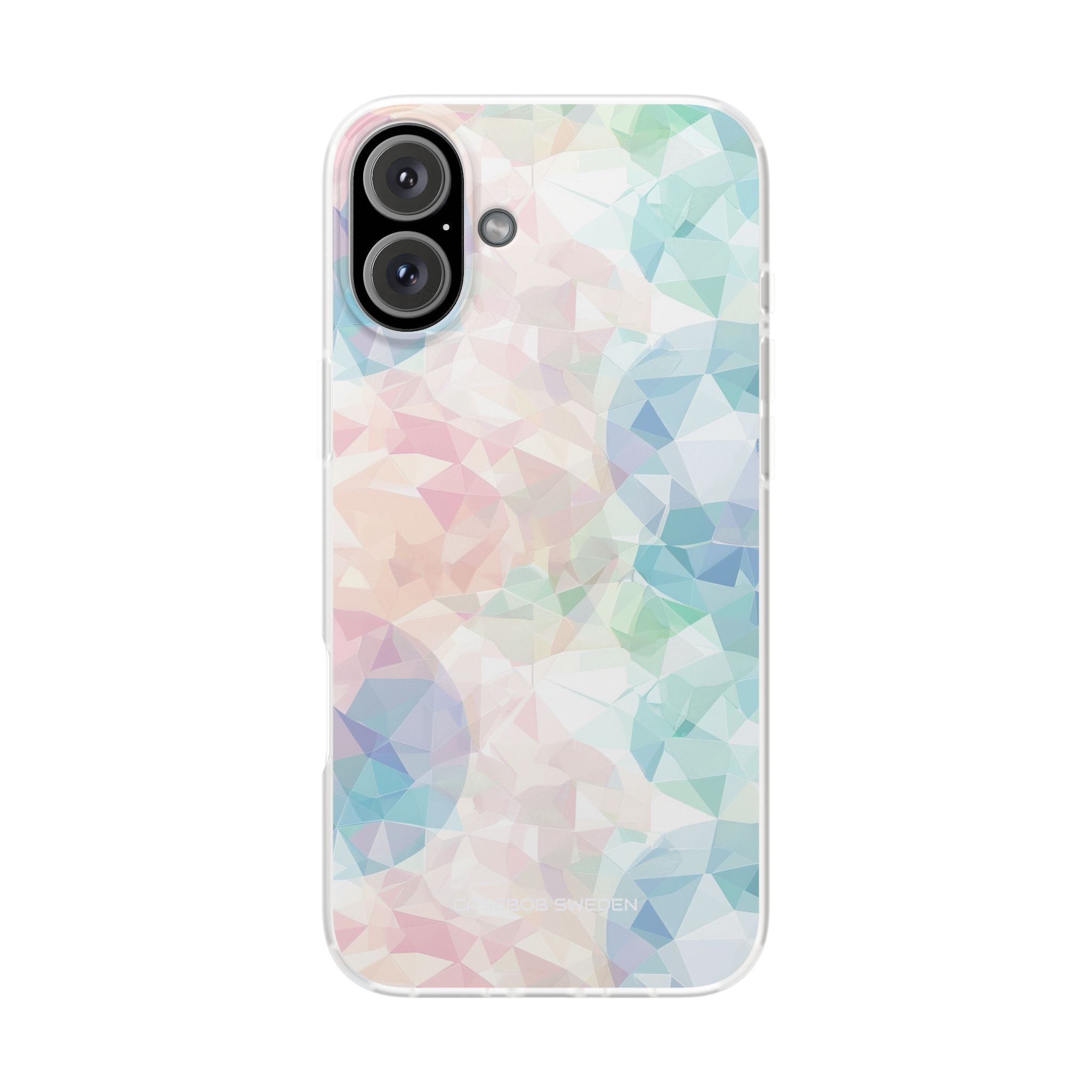 Pastel Geometry Background - Flexi iPhone 16 Phone Case