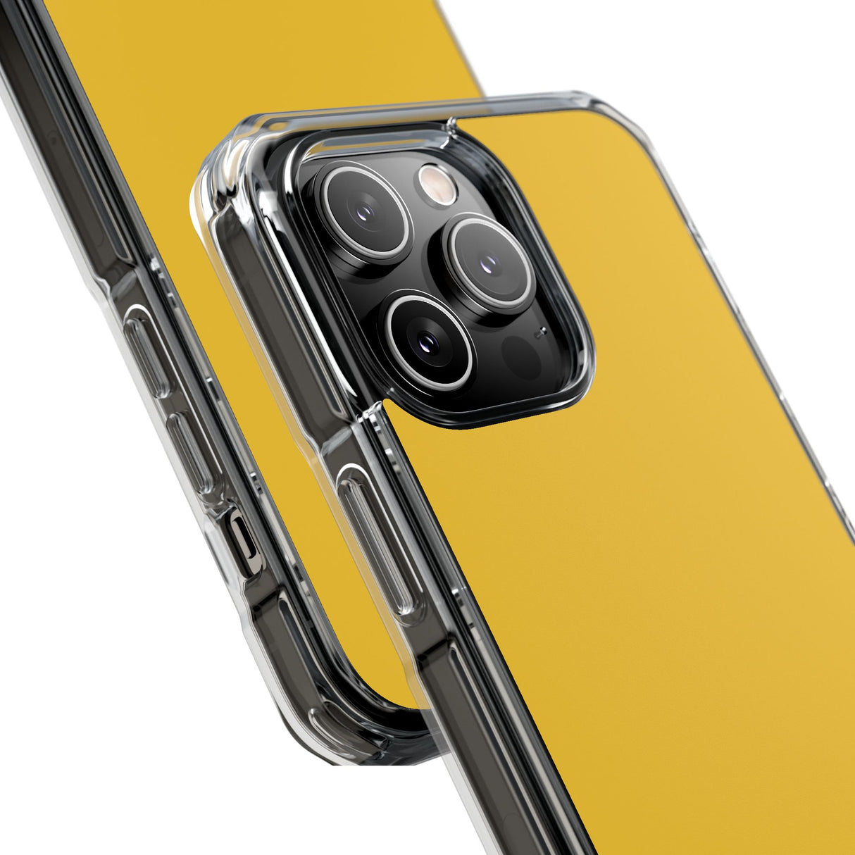 Saffron Yellow | Phone Case for iPhone (Clear Impact Case - Magnetic)