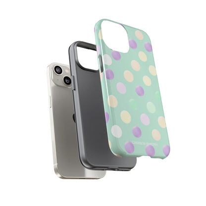 Pastel Polka Dots - Tough iPhone 14 Phone Case