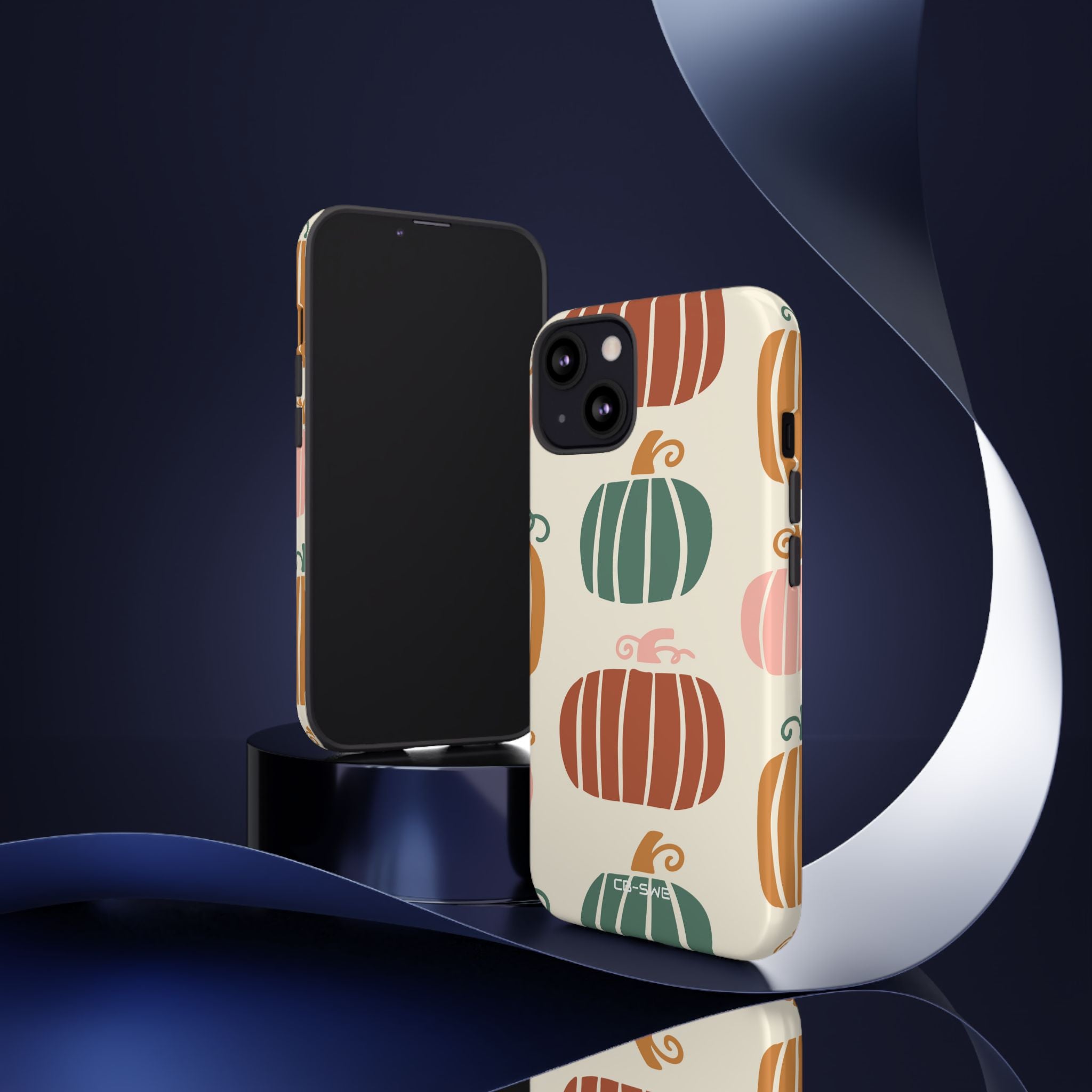 Whimsical Pumpkin Harmony - iPhone Case