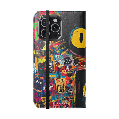 Yellow Eyes - iPhone 15 Pro Max Case - Wallet