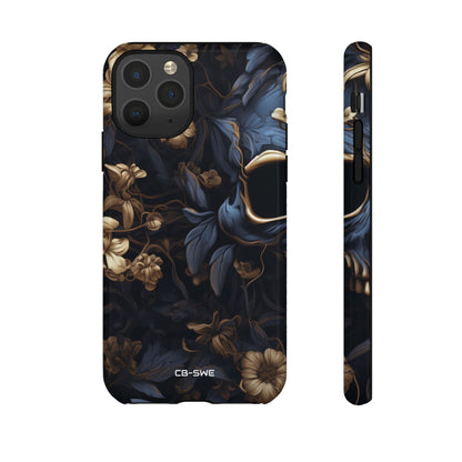 Gothic Floral Skull - iPhone Case