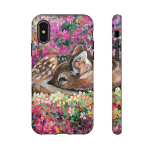 Oil painting - Young Deer - Protective Phone Case