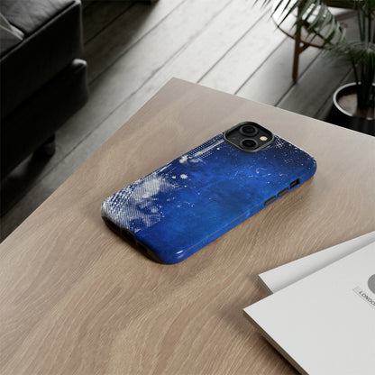 Grunge Blue - Protective Phone Case