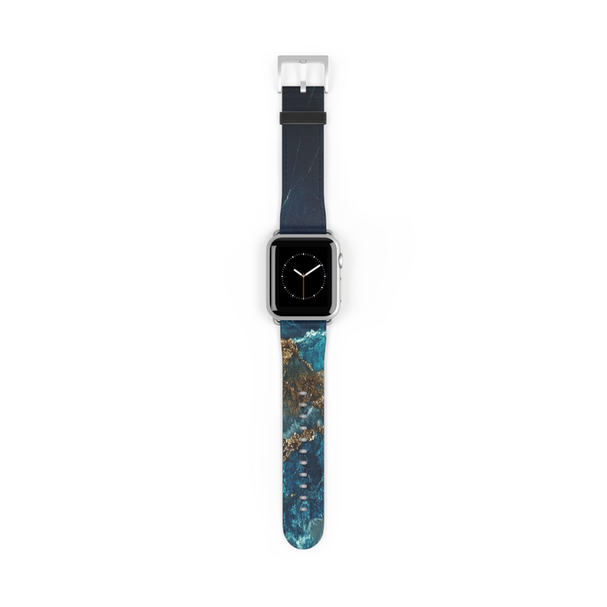 Golden Fracture Teal - Watch Band
