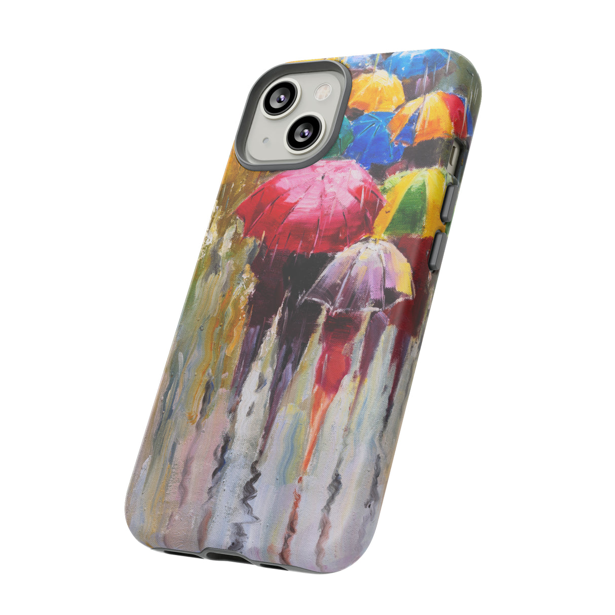 Oil Painting - Rainy Day - Protective Phone Case