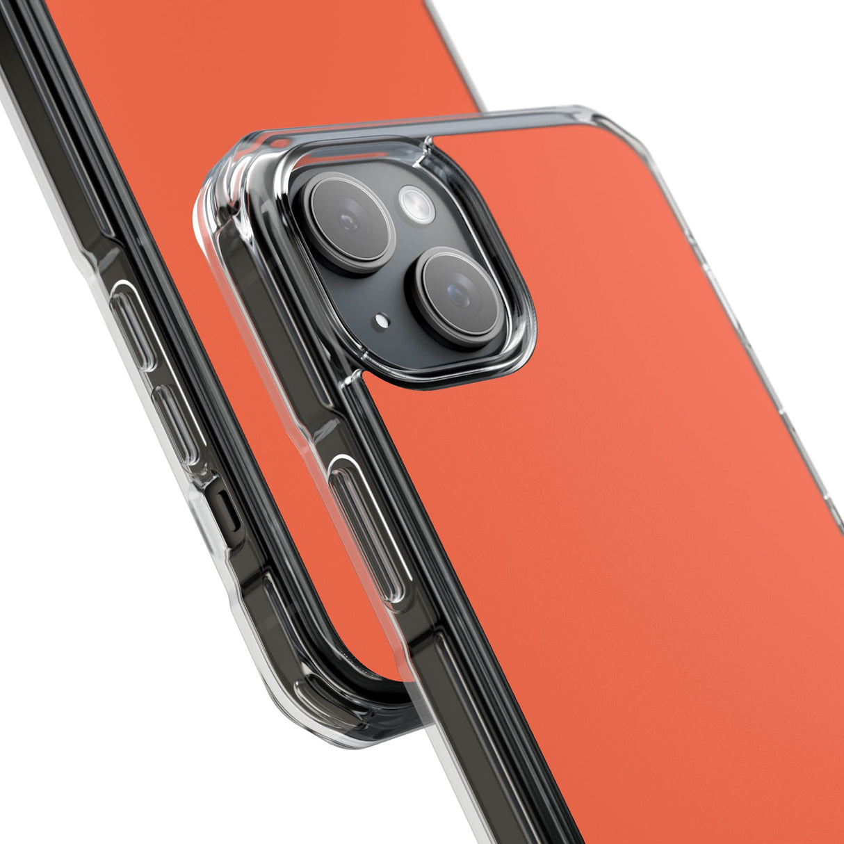 Outrageous Orange | Handyhülle für iPhone (Clear Impact Case – magnetisch) 