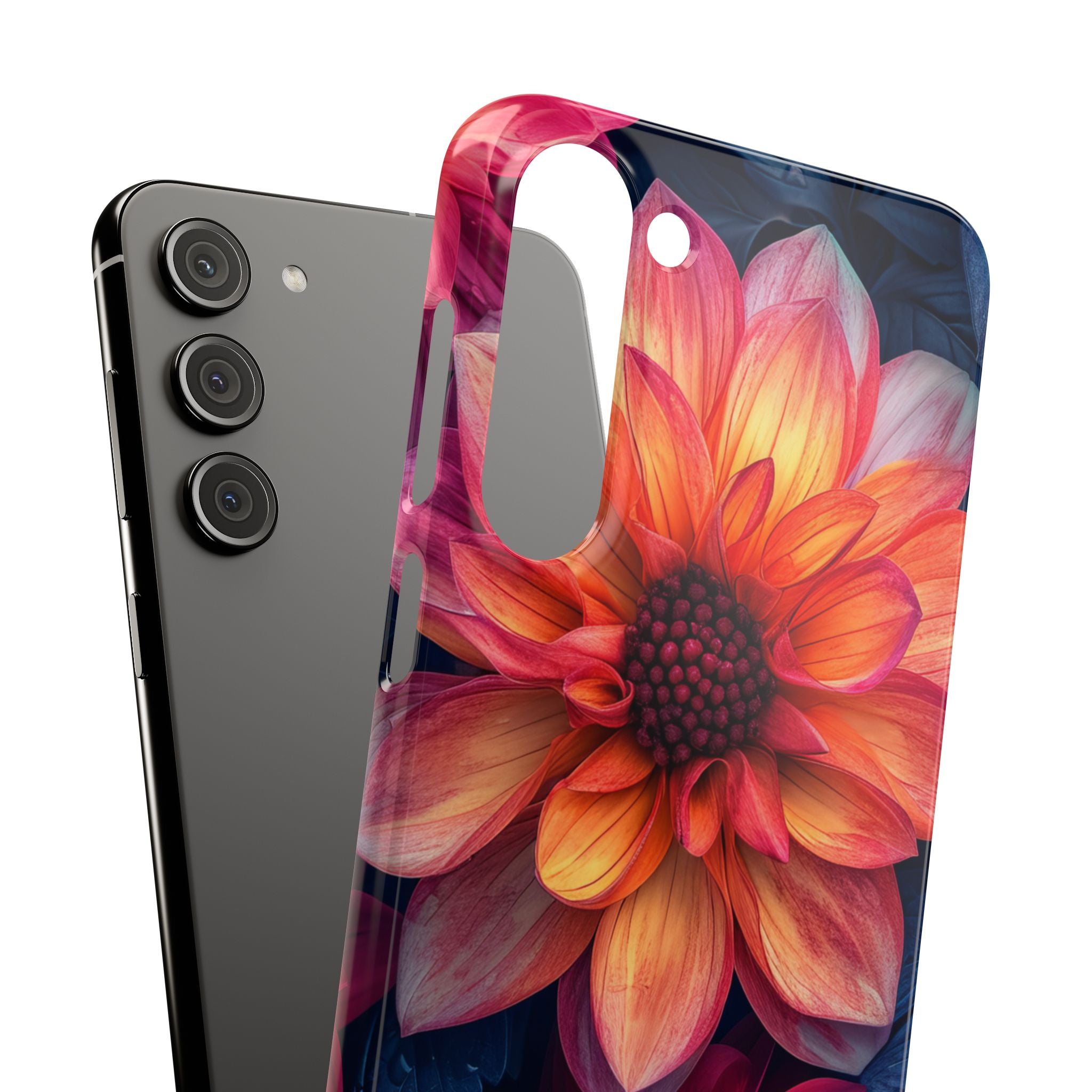 Fiery Bloom Harmony Samsung S23 - Slim Phone Case